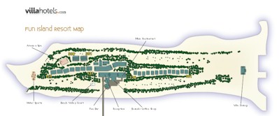 Map of resort