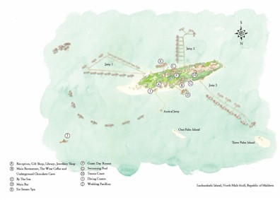 Map of resort