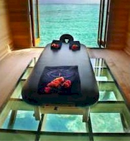 Photo of a resort spa treatment room
