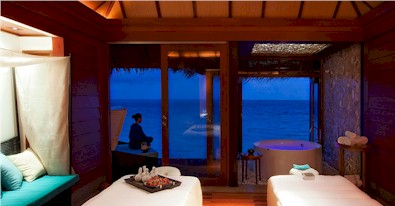 Photo of a resort spa treatment room
