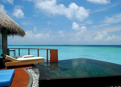Exterior photo of water villa