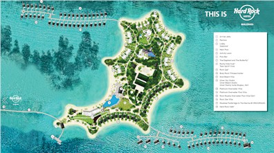 Map of resort