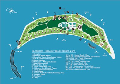 Map of resort