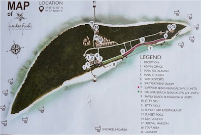 Map of resort