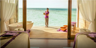 Photo of a resort spa treatment room