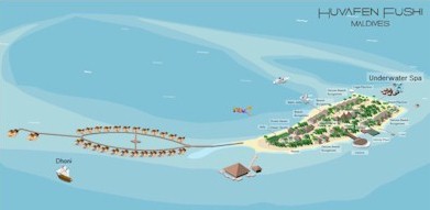 Map of resort