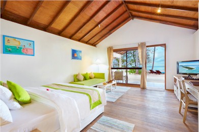 Interior photo of resort villa