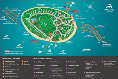 Map of resort