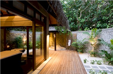 Photo of a resort spa treatment room