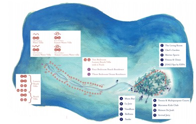Map of resort