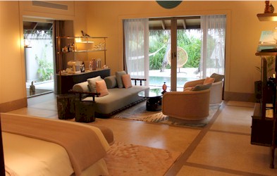 Interior photo of resort villa