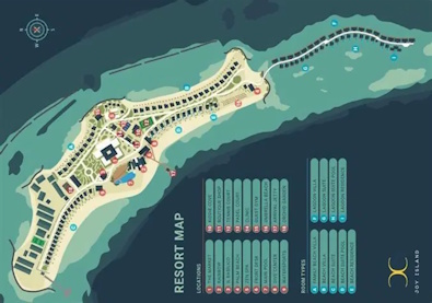 Map of resort