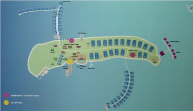 Map of resort