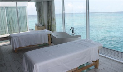 Photo of a resort spa treatment room