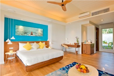 Interior photo of resort villa
