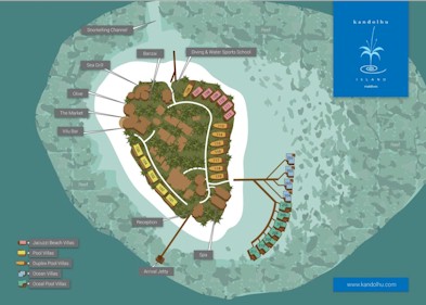 Map of resort