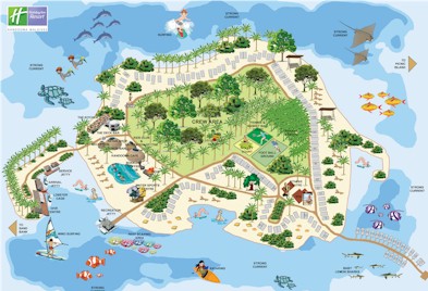 Map of resort