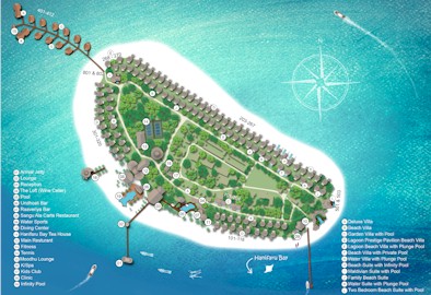 Map of resort
