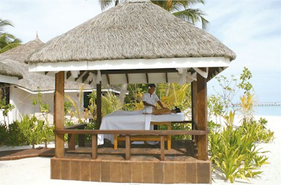 Photo of a resort spa treatment room
