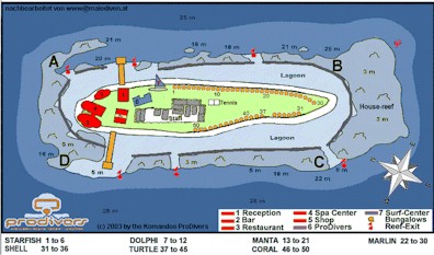 Map of resort