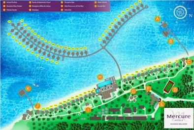 Map of resort