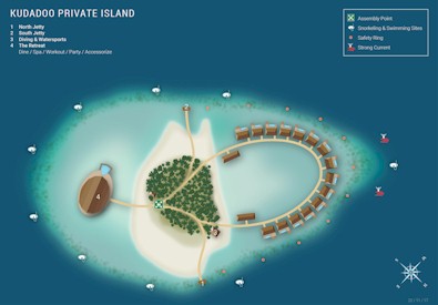 Map of resort