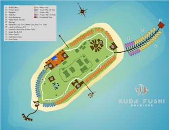 Map of resort