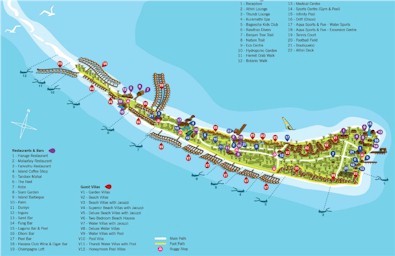 Map of resort
