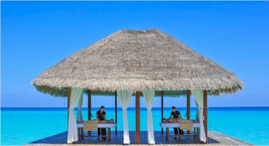 Photo of a resort spa treatment room