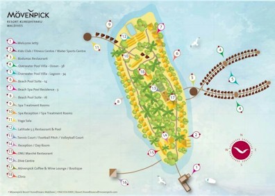 Map of resort