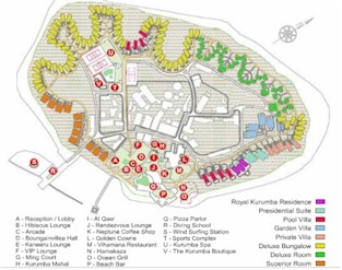 Map of resort
