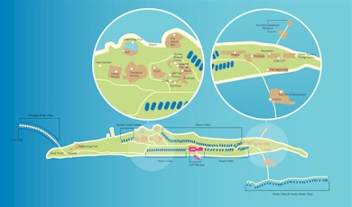 Map of resort