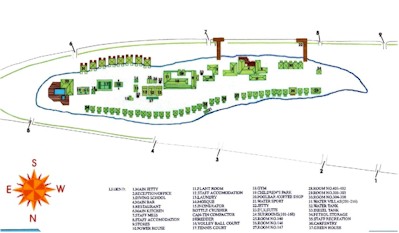 Map of resort