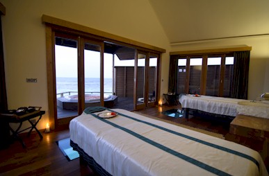 Photo of a resort spa treatment room