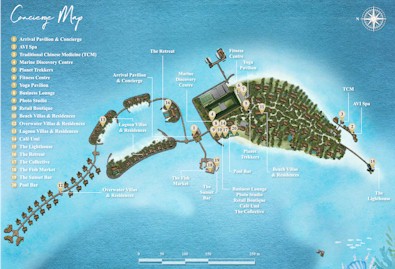 Map of resort