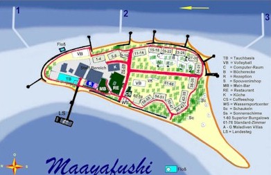 Map of resort