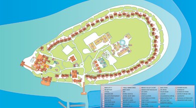 Map of resort