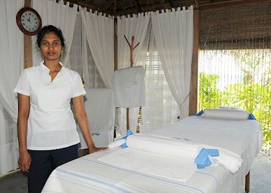 Photo of a resort spa treatment room