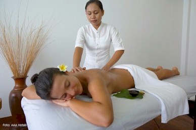 Photo of a resort spa treatment room