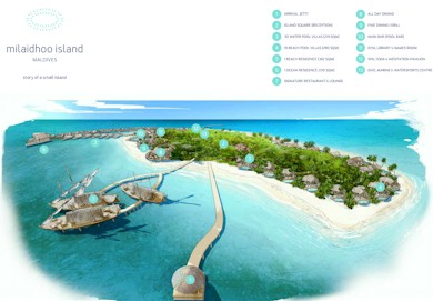 Map of resort