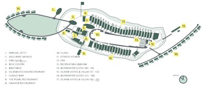 Map of resort