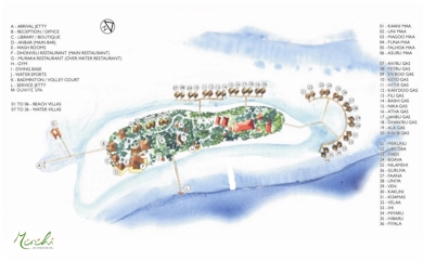 Map of resort