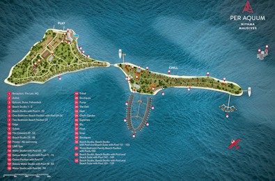 Map of resort