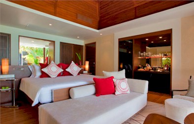 Interior photo of resort villa