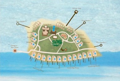 Map of resort