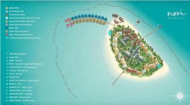 Map of resort