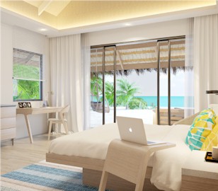 Interior photo of resort villa