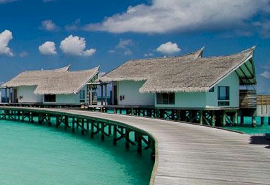Exterior photo of water villa