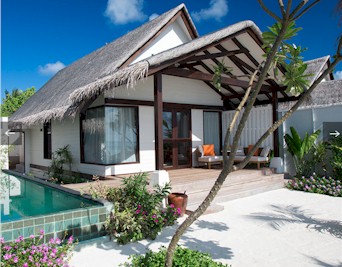 Front exterior photo of resort villa