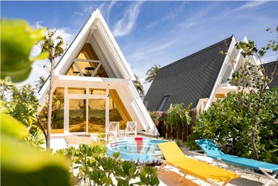 Front exterior photo of resort villa